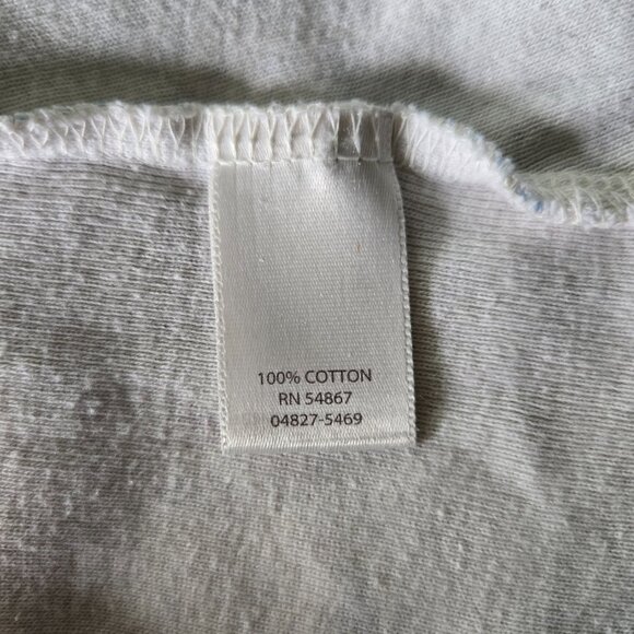 CJ BANKS Printed Sequinned Cotton V Neck 3/4 Sleeve Top 2X - Picture 4 of 4